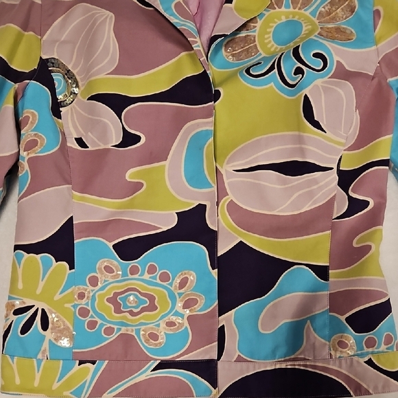 Cache Colorful Floral Women's Jacket - Picture 2 of 6